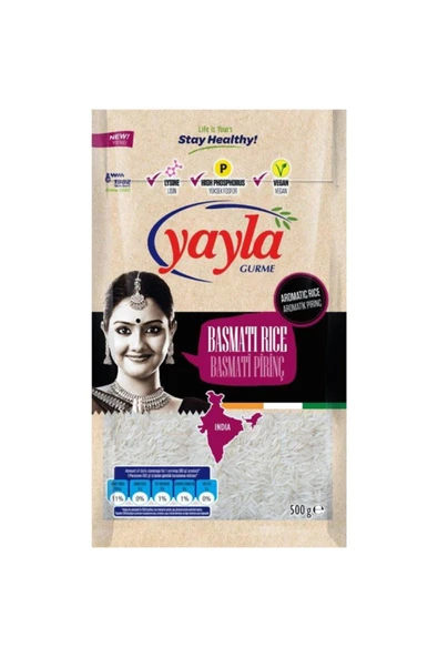 Yayla Gurme Basmati Pirinç 500 Gr ürün görseli 1