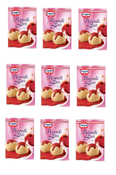 Dr. Oetker Dr.oetker Meyveli Sos 80 Gr X 9 Adet ürün görseli 1