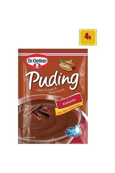 Dr. Oetker Dr.oetker Kakaolu Puding 147 Gr X 4 ürün görseli 1
