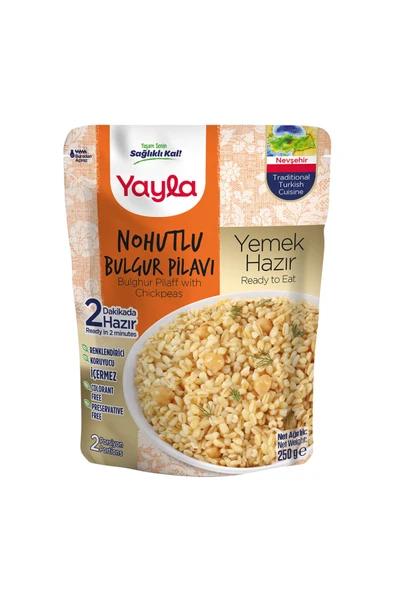 Yayla Yemek Hazır Nohutlu Bulgur Pilavı 250 gr ürün görseli 1
