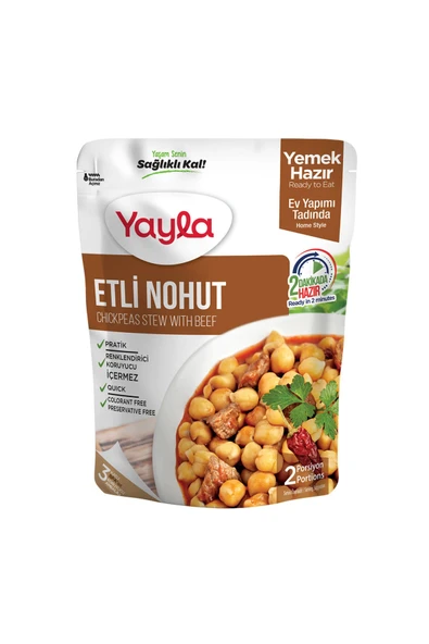 Yayla Yemek Hazır Etli Nohut 250 gr ürün görseli 1