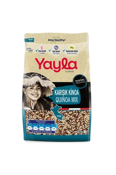 Yayla Gurme Karışık Kinoa 500 G x 8 Adet (Koli) ürün görseli 1
