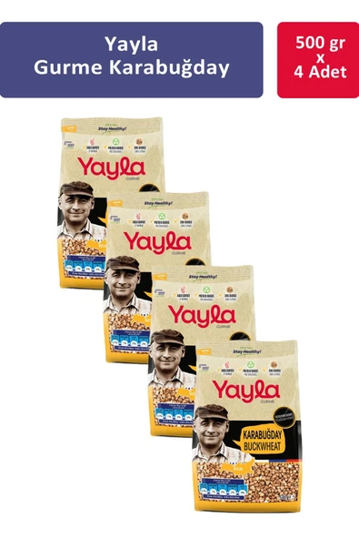 Yayla Gurme Karabuğday 500 gr x 4 Adet ürün görseli 1