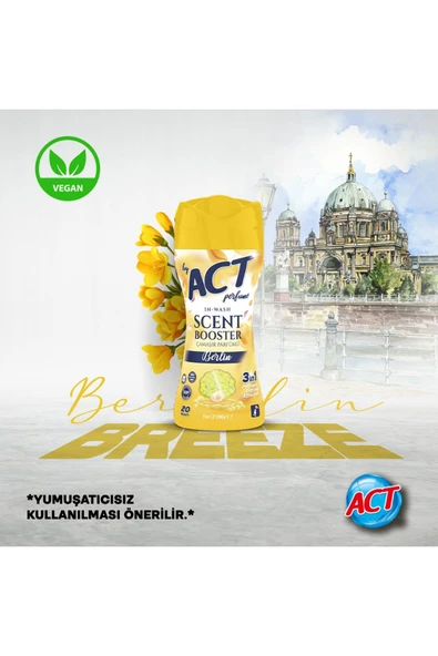 BY ACT Çamaşır Parfümü Berlin 210 GR - Resim 3