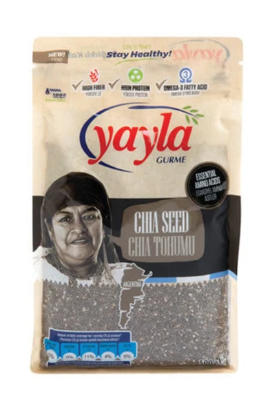 Yayla Gurme Chia Tohumu 500 gr ürün görseli 1