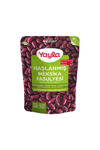 Yayla Haşlanmış Meksika Fasulyesi (400 g) x6 Adet ürün görseli 1