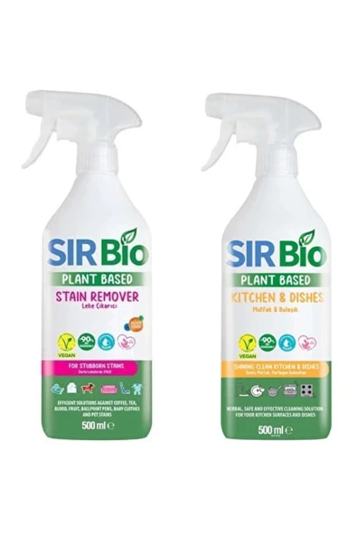 SIR Bio Bitkisel Özlü Leke Çıkarıcı Ve Mutfak Temizleyici 2’Li Set ürün görseli 1