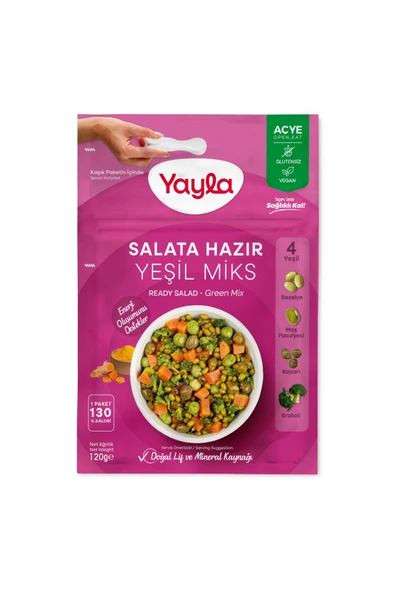 Yayla Salata Hazır Yeşil Miks 120 gr ürün görseli 1