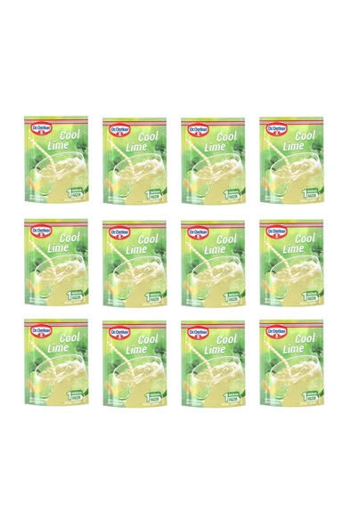 Dr. Oetker Dr Oetker Toz İçecek Cool Lime 90 Gr X 12 Adet ürün görseli 1