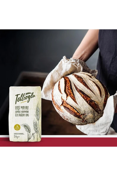 tellioğlu Ekşi Mayalı Ekmek Yapımına Özel Buğday Unu 5Kg - Resim 2