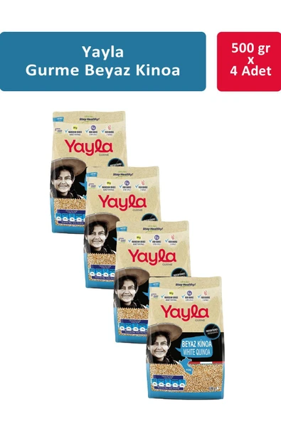 Yayla Gurme Beyaz Kinoa 500 gr x 4 Adet ürün görseli 1