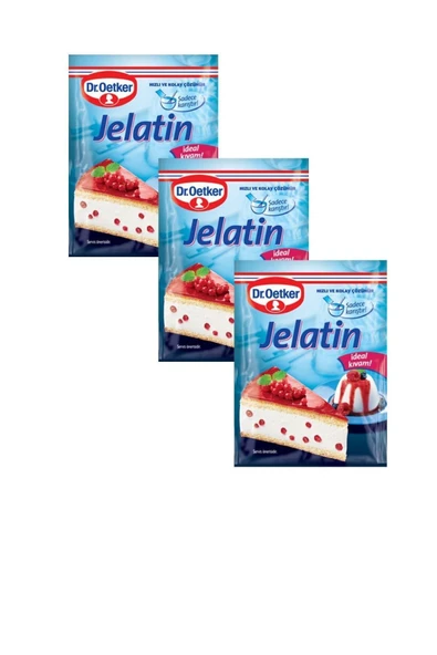 Dr. Oetker Dr Oetker Jelatin 6 G. X 3 Adet ürün görseli 1