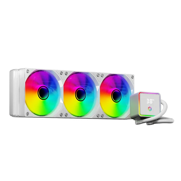 FRISBY FCL-360W ARGB 360 LIQUID COOLER WHITE ürün görseli 1
