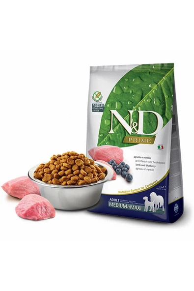 Nd Prime Kuzu Etli Adult Med&Maxi Tahılsız Köpek Maması - 2.5 Kg ürün görseli 1