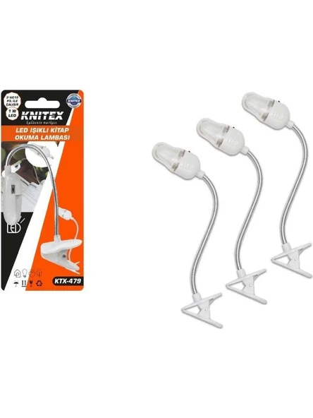 Pratik Mini Kitap Okuma Lambası - Resim 3