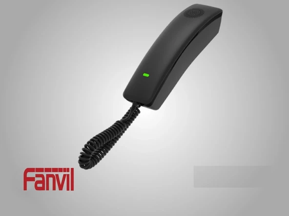 Fanvil H2U Duvar Tipi Ip Telefon (Poe) Siyah ürün görseli 1