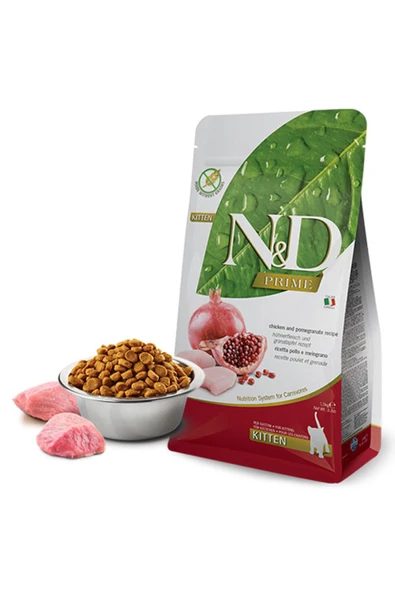 Nd Prime Tavuk & Nar Adult Tahılsız Kedi Maması - 1.5 Kg ürün görseli 1