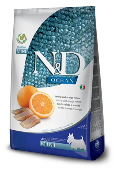 Nd Ocean R.Balığı Adult Mini Tahılsız Köpek Maması - 2.5 Kg ürün görseli 1