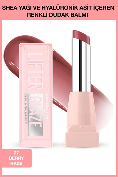 Maybelline New York Lifter Glaze Oil Balm 07 Berry Haze Renkli Dudak Balmı ürün görseli 1