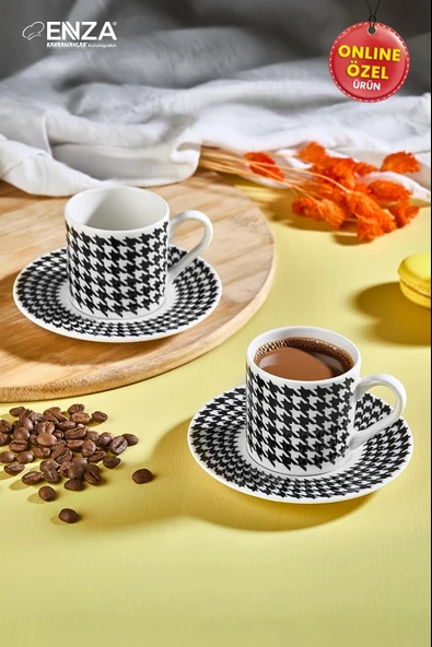 Kahramanlar Valenta 2'li 4 Parça Porselen Fincan Takımı ürün görseli 1