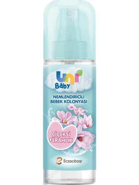 Uni Baby Sprey Bebek Kolonyası Nemlendiricili Çiçeksi Feraflık 150 Ml ürün görseli 1