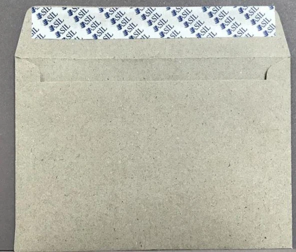 ASİL 11.4x16.2 KRAFT ELVAN MEKTUP ZARFI 90gr SİLİK 100 LÜ ürün görseli 1