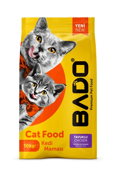 Bado Yetişkin Kedi Maması Tavuklu 10 Kg ürün görseli 1