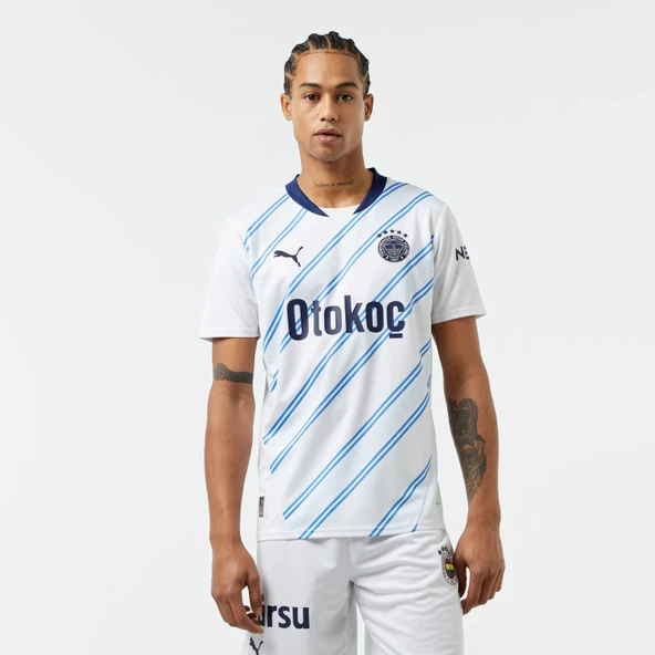 Puma 775368-02 Fenerbahçe 24/25 Erkek Deplasman Forması Beyaz-Lacivert ürün görseli 1