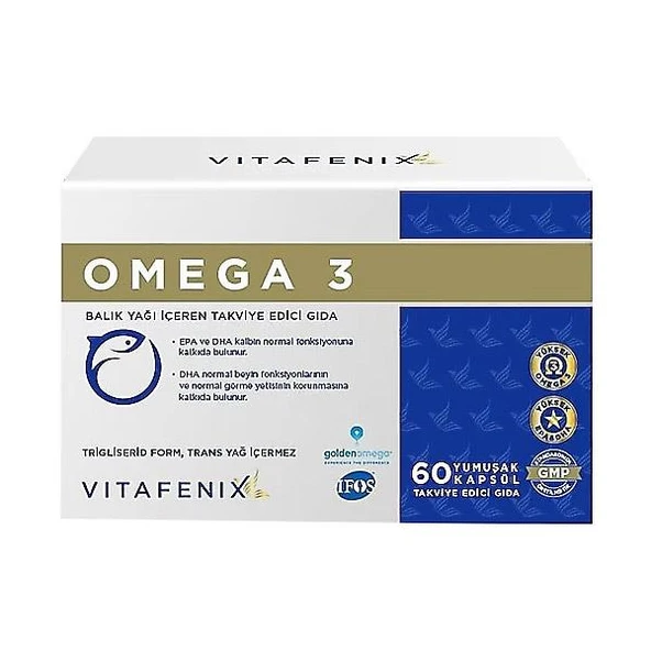 Vitafenix Omega 3 60 Kapsül ürün görseli 1