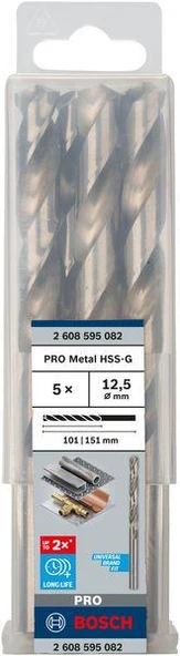 HSS-G Metal Matkap Ucu 12,5*151 mm 5li ürün görseli 1