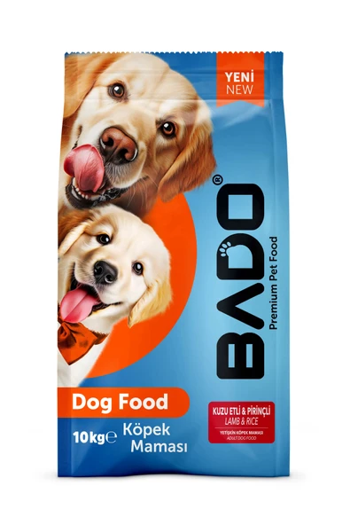 Bado Yetişkin Köpek Maması Kuzu Etli Pirinçli 10 Kg ürün görseli 1