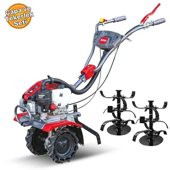 Yavuz Y50 170s 5.5 Hp Benzinli İpli Tekerlekli Çapalama Makinesi ürün görseli 1