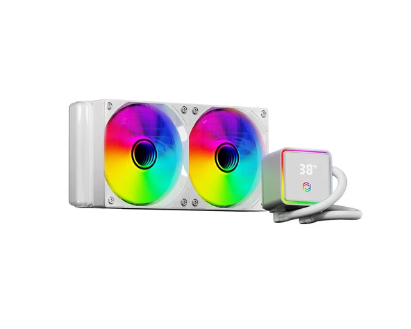 FRISBY FCL-240W ARGB 240 LIQUID COOLER WHITE ürün görseli 1