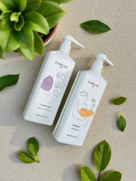 CORLUE 18 SHAMPOO 360 ML + CONDITIONER 360 ML - Resim 2