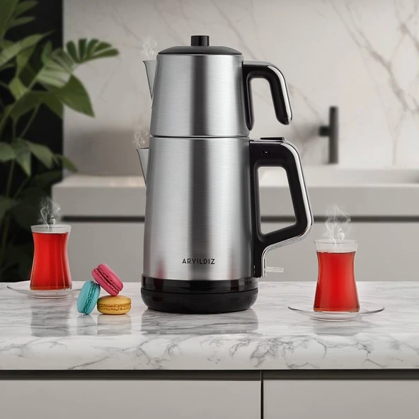 Aryıldız Tea Style İnox Çay Makinesi ürün görseli 1
