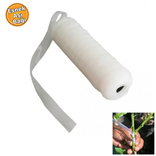 Bitki Aşı Bandı Silikonlu İthal Elastik Aşı Bağı Bandı Aşı Yeri Bağlama Bağı 200gr ürün görseli 1