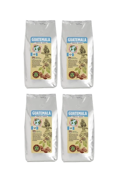 Yöresel Guatemala Çekirdek Filtre Kahve 4x1000gr ürün görseli 1