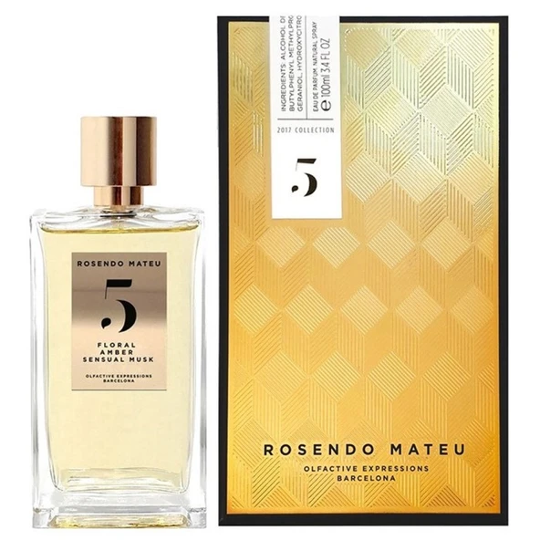 Rosendo Mateu No 5 Floral, Amber, Sensual Musk EDP 100 ml ürün görseli 1