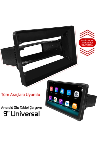 BekaTronik Tüm Araçlara Uyumlu Tablet Çerçeve 9.inç ürün görseli 1