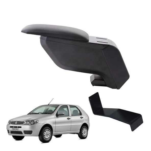 Fiat Palio 2010 Delmesiz Çelik Ayaklı Siyah Kolçak Kol Dayama ürün görseli 1