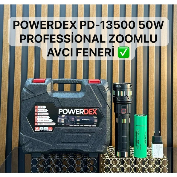 Powerdex Pd 13500 Profesyonel El Feneri ürün görseli 1