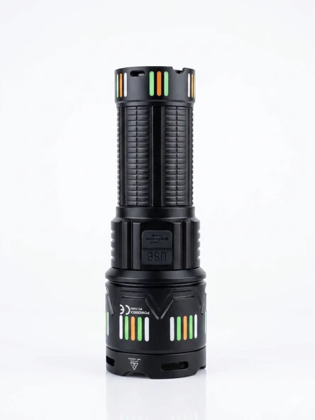 Powerdex PD 12800 Profesyonel El Feneri 45W - 4500 Lümen - 12.800 Mah - Su Geçirmez - Zoomlu ürün görseli 1