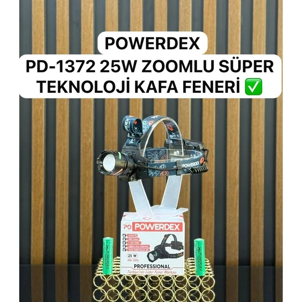POWERDEX PD 1372 PROFESYONEL KAFA LAMBASI - Resim 3