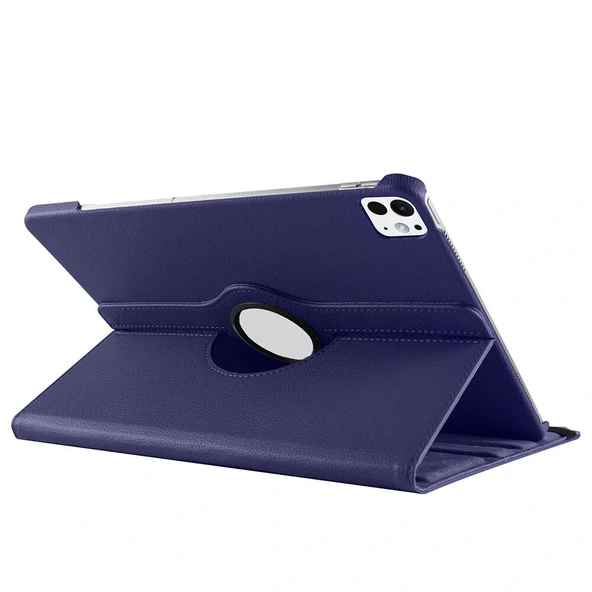 iPad Pro 13 2024 Dönebilen Standlı Kılıf - Resim 8