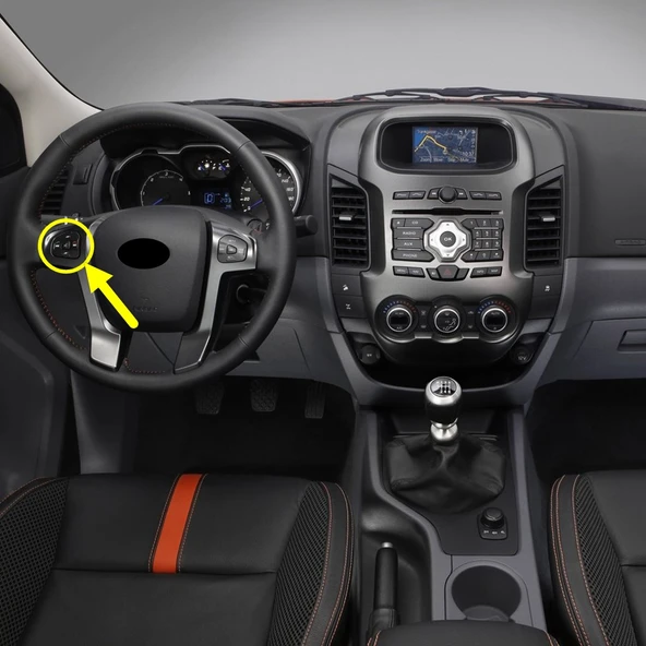 Ford Ranger 2012-2015 Direksiyon Sol Ses Tuşları AV1T-14K147-AA ürün görseli 1