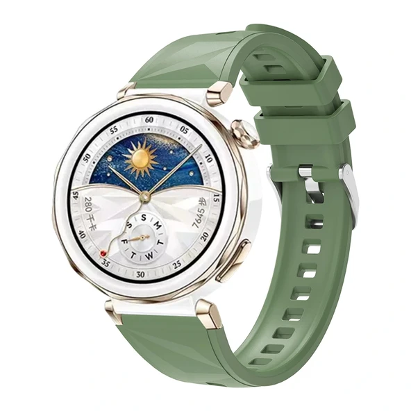 Huawei Watch GT5 Pro 42mm Uyumlu-129 Silikon Kordon Strap Kayış ürün görseli 1