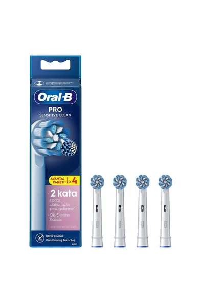 Oral-B Diş Fırçası Yedek Başlığı Sensitive X-filament 4 Lü ürün görseli 1