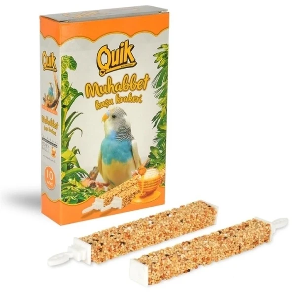 Quik Ballı Muhabbet Kuşu Krakeri (10’lu) ürün görseli 1