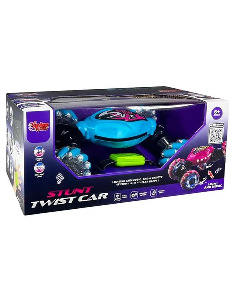 Vardem Uzaktan Kumandalı Full Fonksiyon Bilekten Kontrol Akrobatik Twist Araba Turkuaz HG428 ürün görseli 1