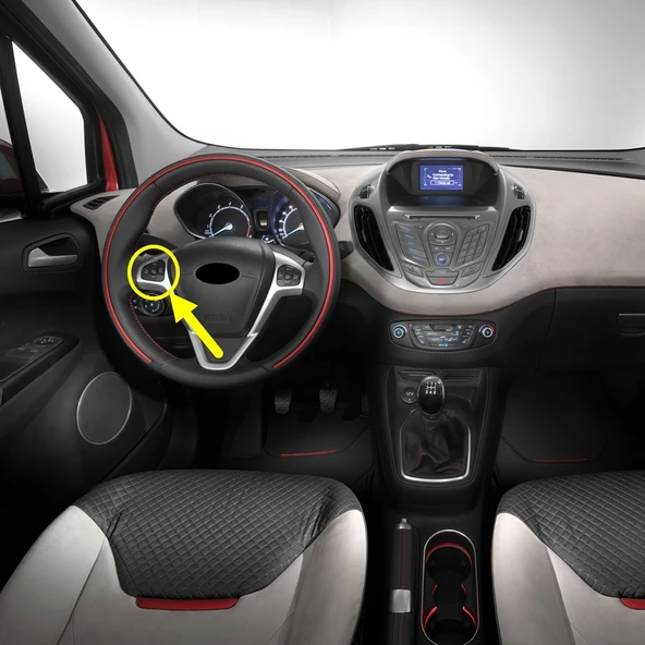 Ford Tourneo Courier 2014-2023 Direksiyon Sol Ses Tuşları AV1T14K147AA ürün görseli 1